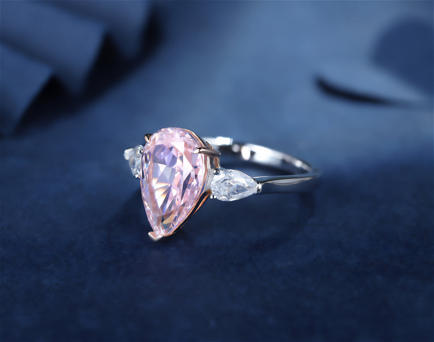 Prelude No.4 | Pear Shaped Trinity Ring