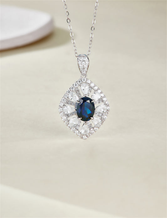 Ballade No.4 | Oval Sapphire Necklace